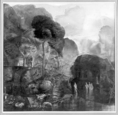 Unknown_178_5BFigures_By_Forest_Pool5D___1968___B_W_Photo
