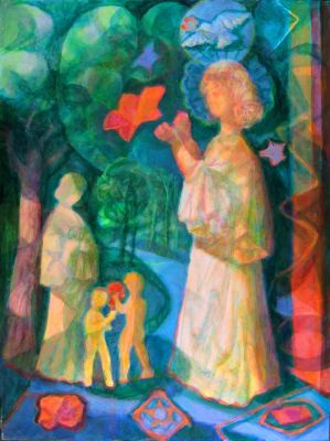 Children_At_A_Forest_Road___2008__32x24__Digital
