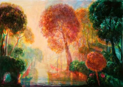 Sun_Setting_Over_River___2008__12_75x18_25__Digital
