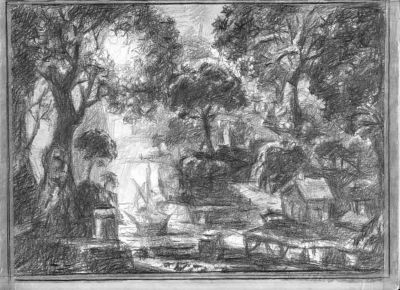 Drawing_140_-_Sketch_For_A_Larger_Painting___2006__8x11__Direct
