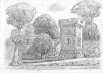 Drawing_33__View_In_South_Wales____1984___8x12___Direct
