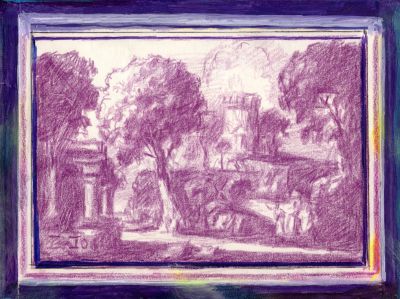 Drawing_157_-_Landscape_With_Castle__2006__5x7__Direct
