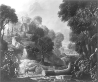 Unknown_166_5BMan2C_Horse_And_Log5D___1971-ish___B_W_Photo
