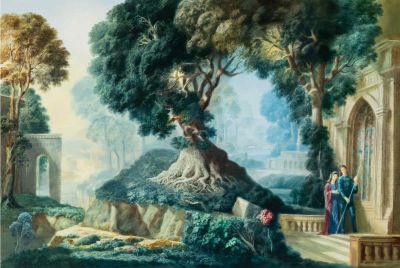 Arthur and Guinevere 1973 30.5x44.5  Internet
