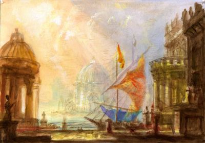 Venice_-_A_Colour_Sketch___2000___6_75x9_75___Direct
